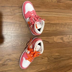 Nike Jordan sneakers.